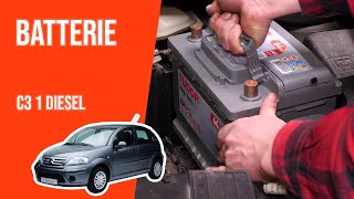 Changer la Batterie CITROEN C3 16 HDI 🔋 [upl. by Kelton]