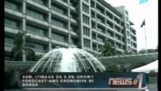 ADB itinaas sa 55 growth forecast ang ekonomiya ng bansa [upl. by Artiek]