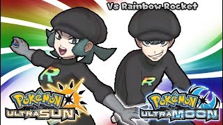 Pokémon UltraSun amp UltraMoon  Team Rainbow Rocket Battle Music HQ [upl. by Sissel]