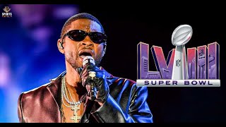 Usher 2024 Super Bowl Halftime Show FULL PERFORMANCE [upl. by Anolahs]