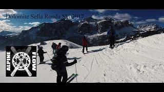 Dolomite Sella Ronda Ski 2017 HD [upl. by Aitsirk]