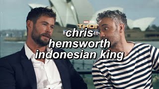 How to Speak Indonesian with Chris Hemsworth in 1 Minute and 30 Seconds [upl. by Celestyn]