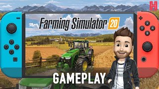 Farming Simulator 20 Switch Gameplay [upl. by Ailad]