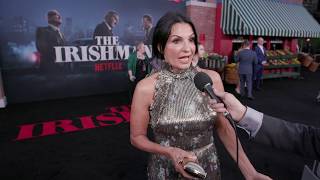 The Irishman  Kathrine Narducci interview  On Netflix from 27 November [upl. by Yraeht]