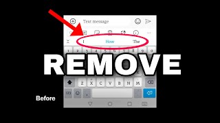 HUAWEI Y6p  How to remove word suggestion on your keyboard  Gboard [upl. by Herra673]