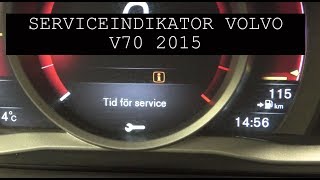 Så släcker du servicelampan på en Volvo V70  XC70  V60 20132017 [upl. by Arait]