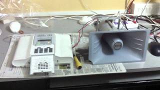 Connection of Wired Siren to Visonic PowerMax Complete [upl. by Aidil]