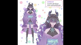 Showcase Lunella Live2d Vtuber [upl. by Cini]