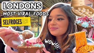 TRYING LONDONS MOST VIRAL FOOD SPOTS [upl. by Oberstone39]