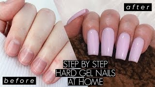 DIY GEL MANICURE AT HOME  The Beauty Vault [upl. by Akenot]