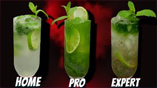 THE BEST MOJITO  3 DIFFERENT WAYS [upl. by Rafiq277]