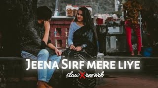 Jeena Sirf Mere Liye Lofi ✓slowedreverb [upl. by Crespi977]