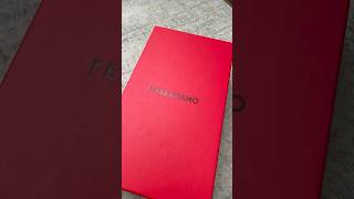 Ferragamo Elina Shoes unboxing luxuryitems shoes fashion new [upl. by Launamme]