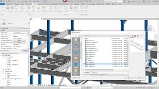 Revit  Structural Steel Framing [upl. by Osnola]