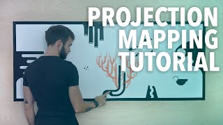 Projection Mapping Tutorial  Build An Interactive Projection Mapping Installation With MadMapper [upl. by Anwadal]