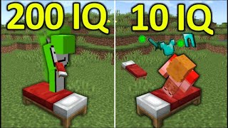 200IQ vs 10IQ Minecraft Plays 10 [upl. by Artied712]