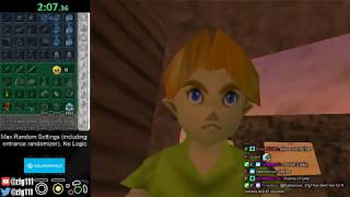 Ocarina of Time Randomizer  Max Random Settings No Logic [upl. by Rahal435]