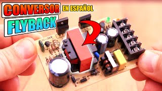 Conversor DCDC Flyback  Tutorial Completo Pr94 [upl. by Adaline]