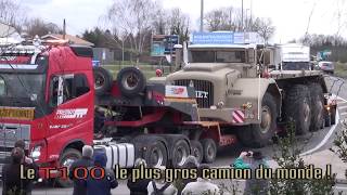 Le plus gros camion du monde passe en Bresse [upl. by Eachern]