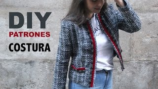 DIY Costura y patrones Chaqueta de mujer [upl. by Oludoet]