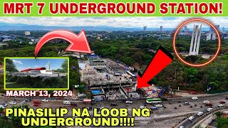 MRT 7 UNDERGROUND STATION UPDATE MARCH 13 2024 [upl. by Natfa]