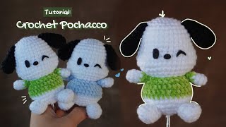 How to Crochet Pochacco  Easy and Cute  Amigurumi tutorial [upl. by Kcajyllib631]