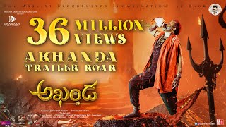 Akhanda Trailer Roar  Nandamuri Balakrishna  Boyapati Srinu  Thaman S  Dwaraka Creations [upl. by Sterne]