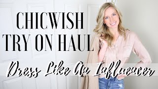 Chicwish Haul DRESS LIKE AN INFLUENCER [upl. by Buskirk701]