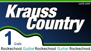 Krauss Country • Rockschool • Guitar • Grade 1 [upl. by Suirtimid]