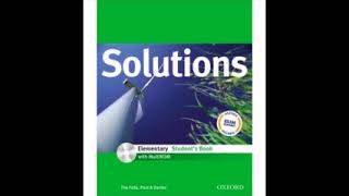 Solutions Elementary Audio CD2 [upl. by Lardner254]