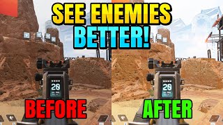 How to See Enemies Better in Apex Legends Make Apex Legends More Colorful and Vibrant [upl. by Alexander]