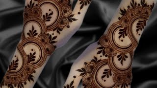 Easy Simple Mehndi Designs For Hand ll Simple Mehndi Design For Back Hand ll New Henna Designs [upl. by Sivrep]