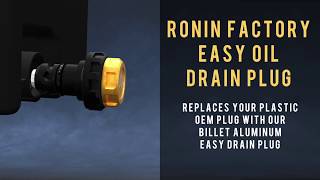 Ronin Factory  Easy Oil Drain Plug for Ford [upl. by Ahgem280]