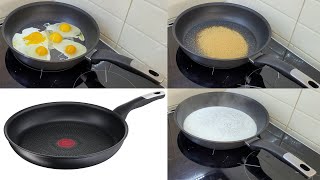 TEFAL UNLIMITED Pan Non Stick Coating G25506 TESTING [upl. by Ycinuq]