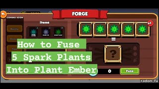 HOW TO FUSE EMBER PLANT IN DRAGONARY 5 PLANT SPARKS [upl. by Wolgast414]