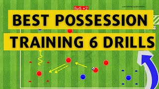 🎯 6 Amazing Drills To Help Your Team Keep The Ball  Soccer Possession Training Drills [upl. by Gastineau827]