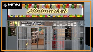 PROCESO DEL DISEÑO DEL MINIMARKET [upl. by Alpers]