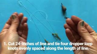 Fishing Knots How to Make a Sabiki Rig [upl. by Niowtna]