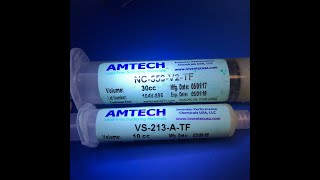 Amtech VS213ATF vs Amtech NC559V2TF Tacky Flux Comparison [upl. by Ingra]