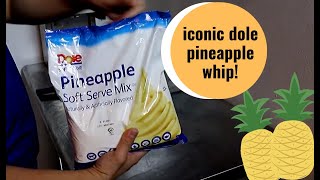 Make Iconic Dole Pineapple Whip Soft Serve with Electro Freeze SLX400 Ice Cream Machine [upl. by Initsed496]