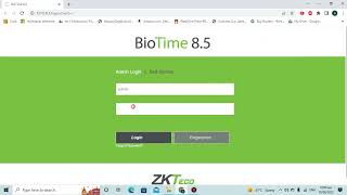 ZKTeco Biotime 85 Installation  Adding device on Biotime [upl. by Adnaluy]