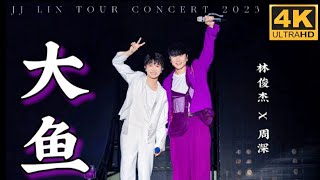 【4K】林俊杰 JJ Lin 世界巡回演唱会北京鸟巢站 「大鱼」Feat Charlie Zhou 周深 230923 [upl. by Eigroeg124]