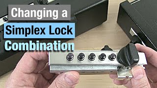 How To Change Your Simplex Lock Combination [upl. by Noryv]