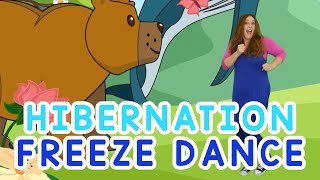 Hibernation Freeze Dance  Winter Brain Break Sing Play Create [upl. by Lednar218]