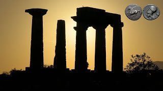 Ancient Corinth Archaia Korinthos Isthmus of Corinth Peloponnese Greece Europe [upl. by Ettenot924]