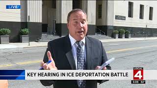 Key hearing in ICE deportation battle [upl. by Karwan]