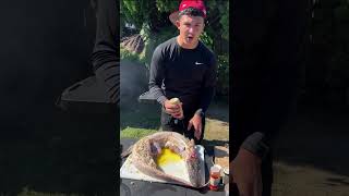 How to Smoke a whole Cajun Alligator in Louisiana Stuffed Boudin Sausage  Lets Go [upl. by Ranee729]