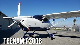 Tecnam P2008 Is One Of The Sexiest Sport Planes In The World [upl. by Airoled]