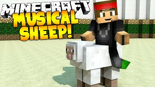 Minecraft Minigame Plugin MUSICAL SHEEP with music [upl. by Dryfoos]