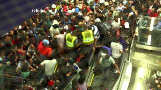 O caos em uma estação de metrô de São Paulo [upl. by Anelrihs]